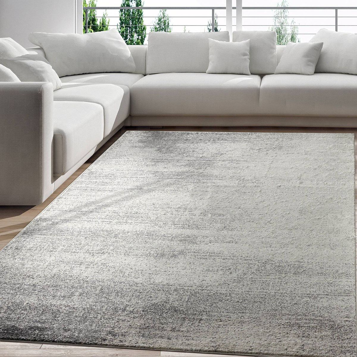 MODA ALFOMBRAS - Alfombra Florida Gris 200 x 275 cm