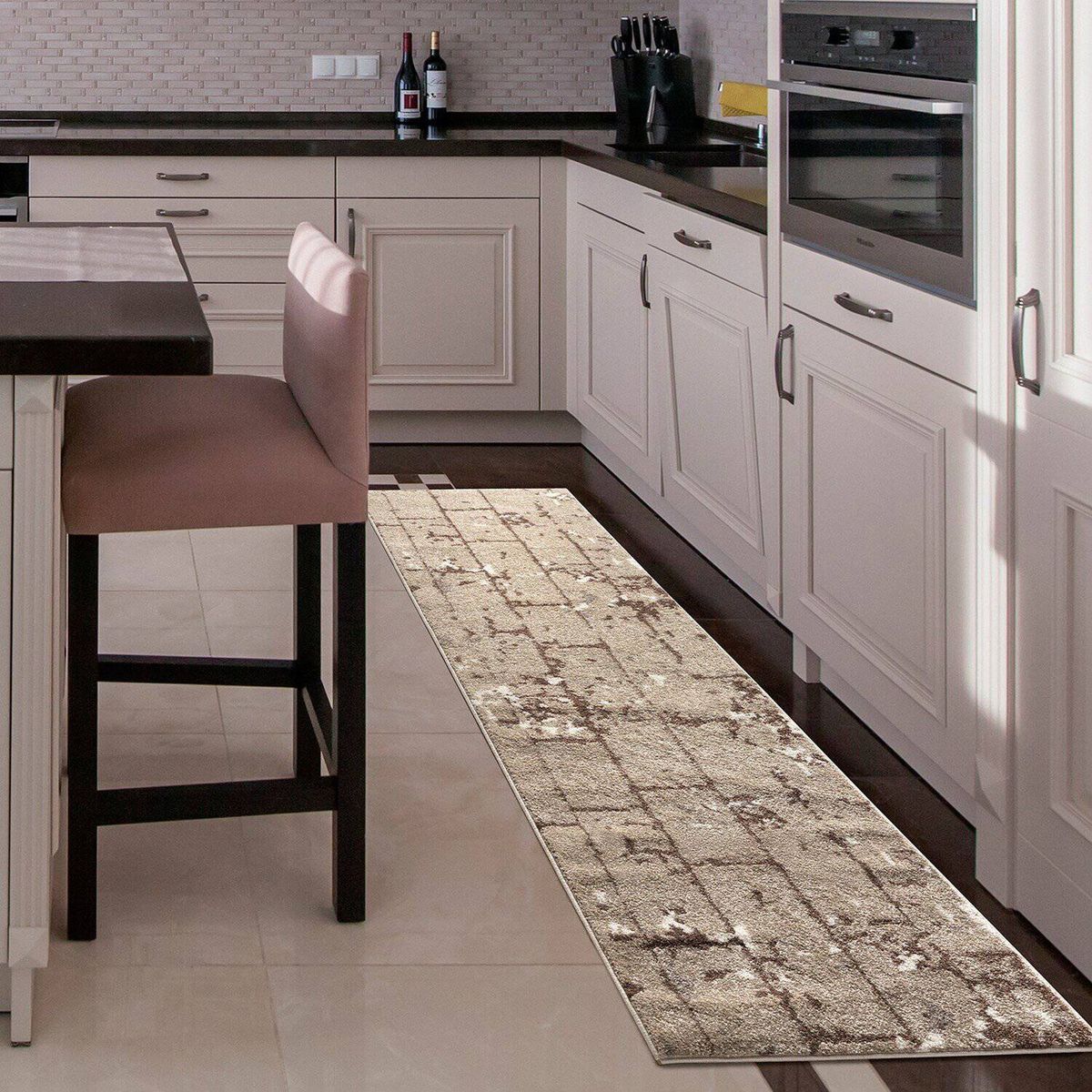 MODA ALFOMBRAS - Alfombra Pasillo Florida Beige 70 X 230 Cm