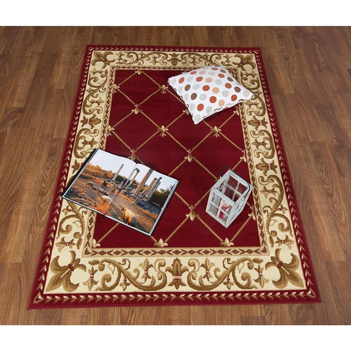 MODA ALFOMBRAS - Alfombra Kashan King Rojo 123 CM X 185 CM