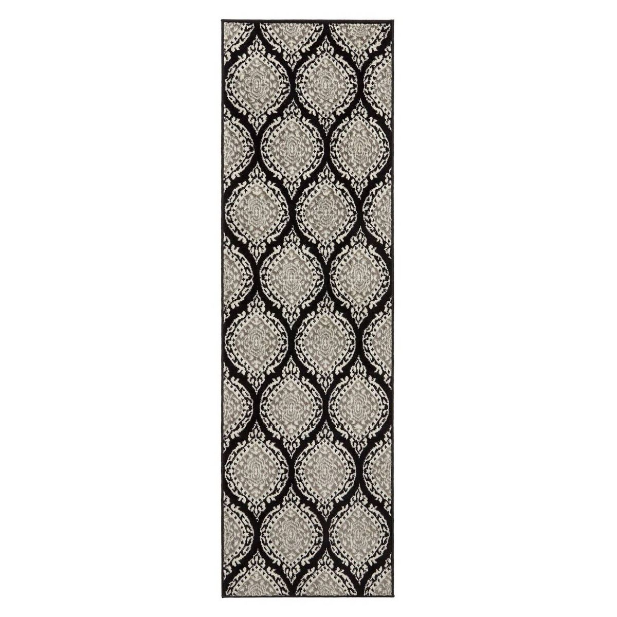 MODA ALFOMBRAS - Alfombra Pasillo Kashan King Negra 66 CM X 430 CM