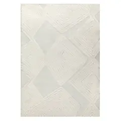 MODA ALFOMBRAS - Alfombra Palafito Blanca 160 x 230 cm