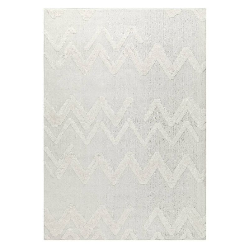 MODA ALFOMBRAS - Alfombra Palafito Blanca 160 x 230 cm