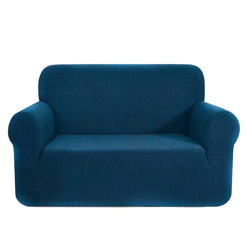 MODA ALFOMBRAS - Funda para sofa 1 cuerpo azul 78 x 85 cm