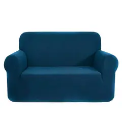 MODA ALFOMBRAS - Funda para sofa 1 cuerpo azul 78 x 85 cm
