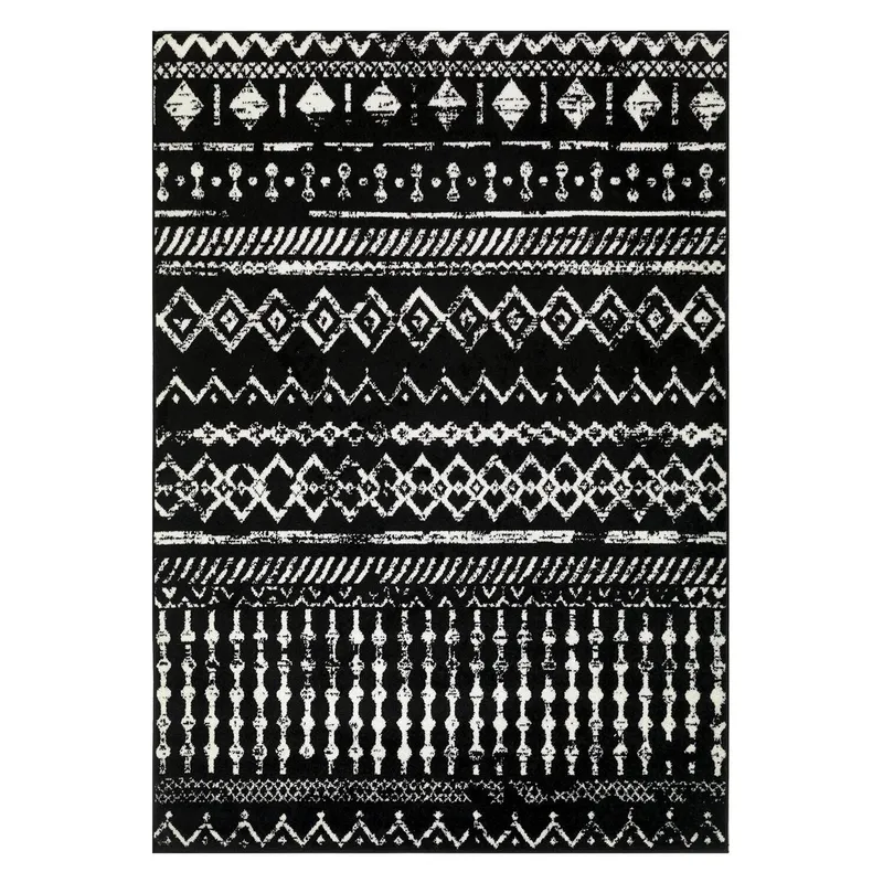 MODA ALFOMBRAS - Alfombra Phoenix  Negra 200 x 290 cm