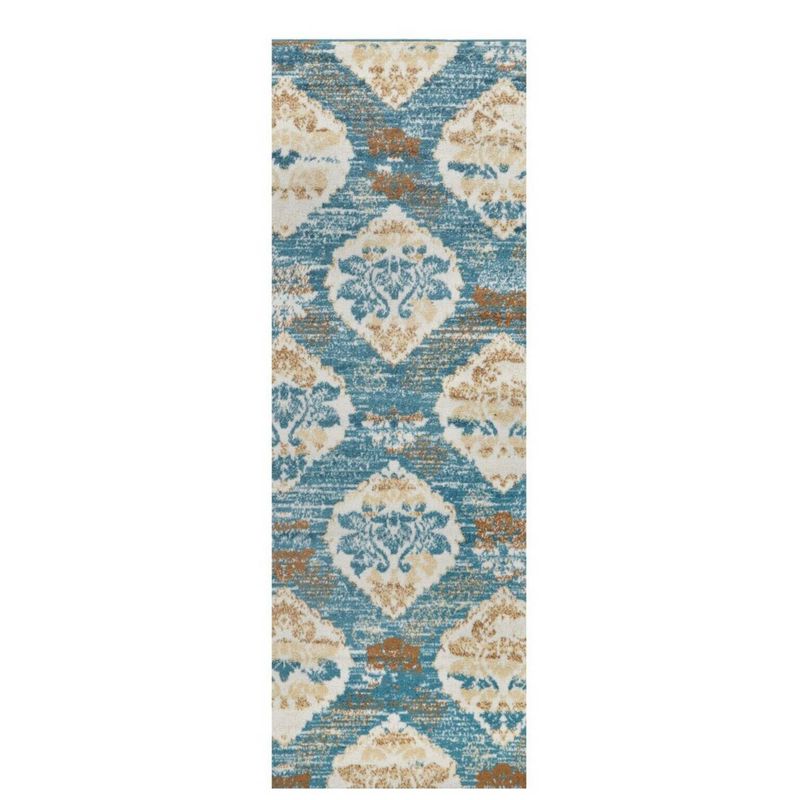 MODA ALFOMBRAS - ALFOMBRA PASILLO SIESTA TURQUESA 70 X 230 CM