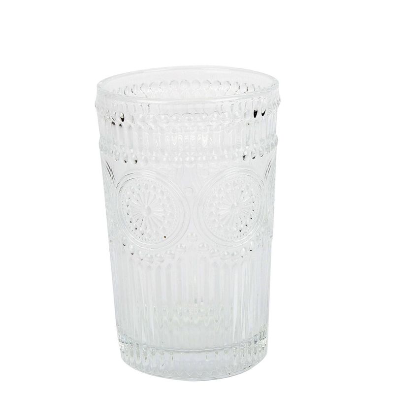 HOMEWELL - Vaso de Vidrio 12.8x8cm 310ml HOMEWELL