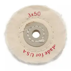 GENERICO - Pulido Joyas Rueda Tela Algodon 3 X 50mm