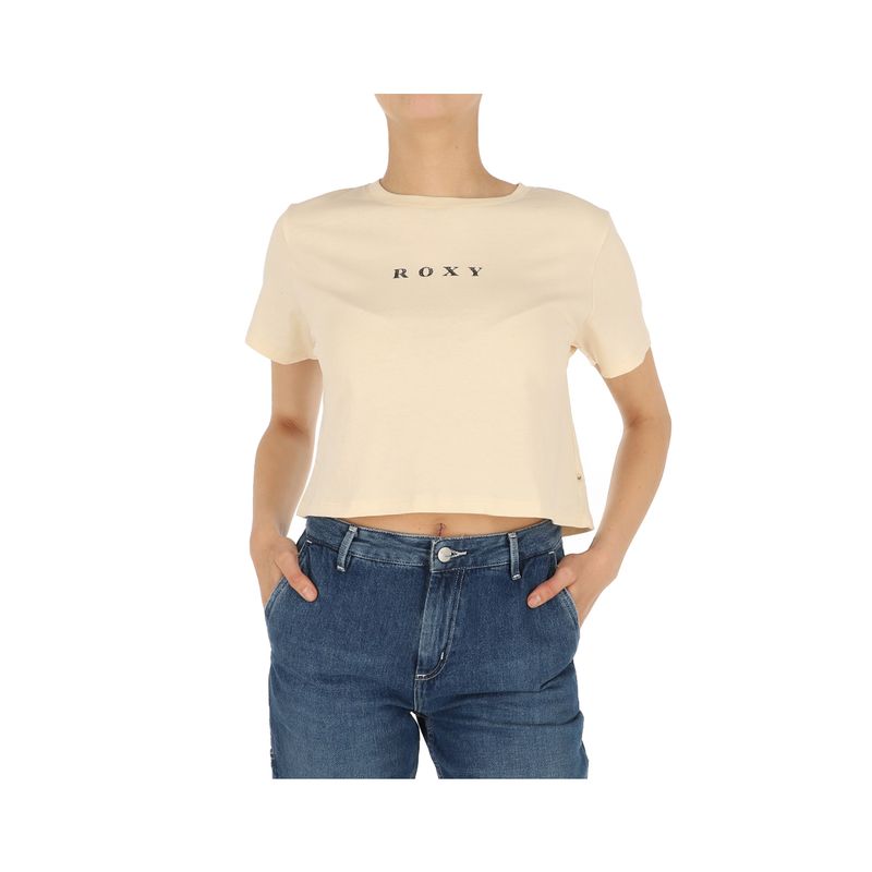 ROXY - Polera Roxy MC Mujer Beige