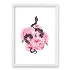 RETELA - Cuadro 40 x 30 cm ilustración flor