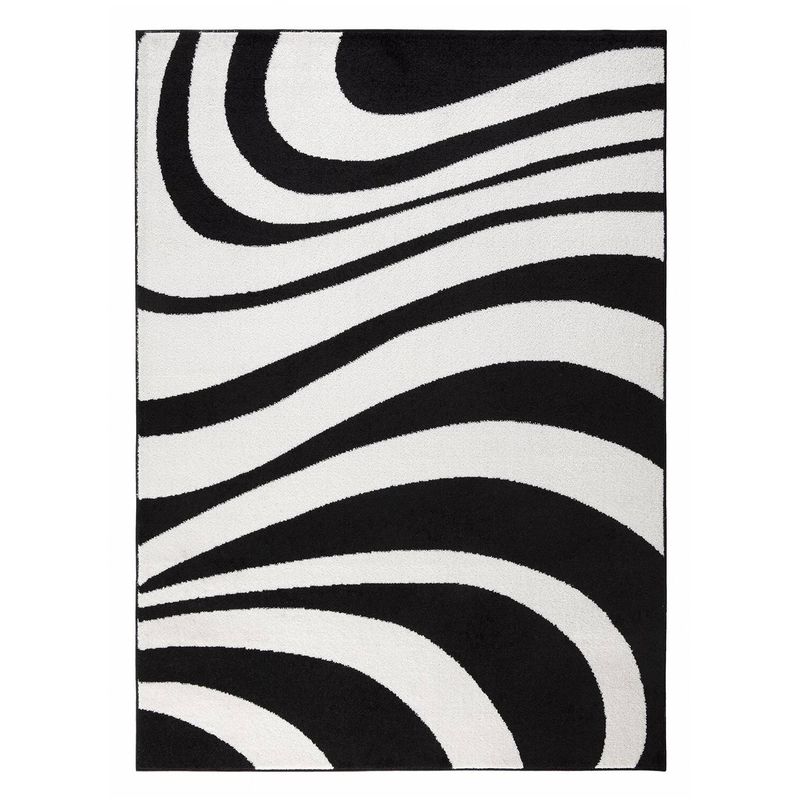 MODA ALFOMBRAS - Alfombra Amigo Negra 240 x 305 cm