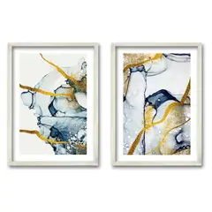 RETELA - Cuadro duo 40x30 cm bleu