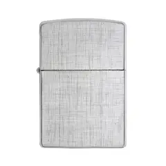 ZIPPO - Encendedor Classic Linen Weave Plateado ZP28181