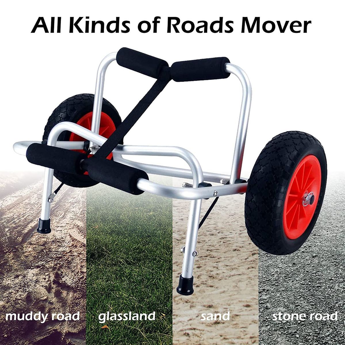 KANO - Carro Trolley Porta Kayaks Todo Terreno Tipo B Kano