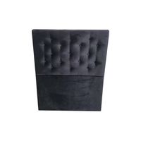 Respaldo piso 1p boton felpa negro turqueza morado