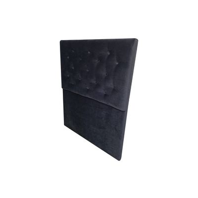 Imagen 2 del producto Respaldo piso 1p boton felpa negro turqueza morado