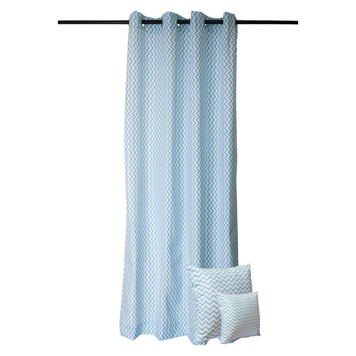 MASEL - Set textil 3 piezas lona española zigzag