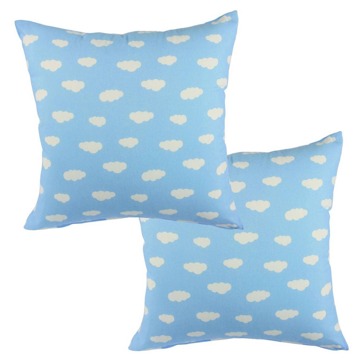 MASEL - Set 2 cojines lona nube 50 x 50