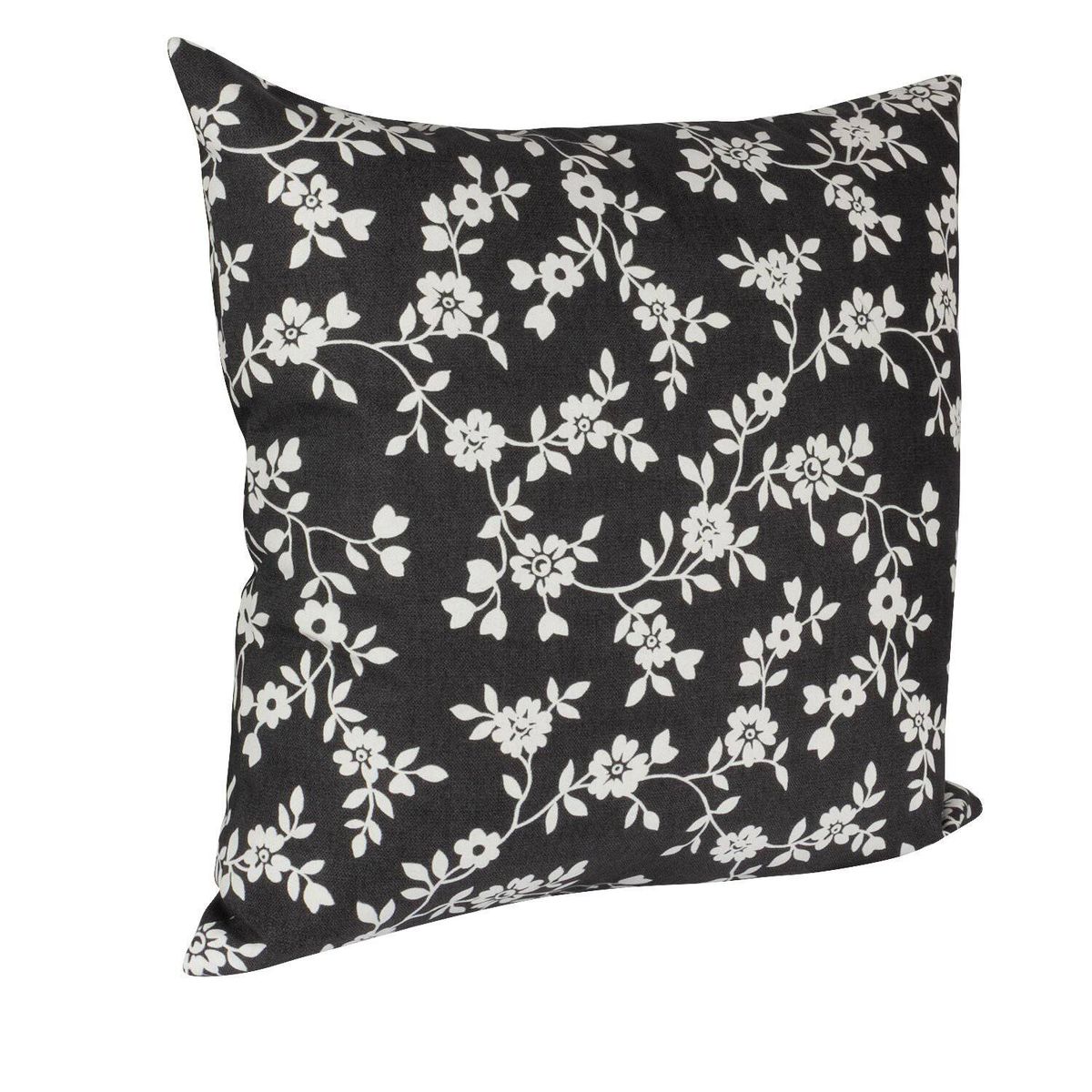 MASEL - Set 2 cojines lona española keila negro 50x50