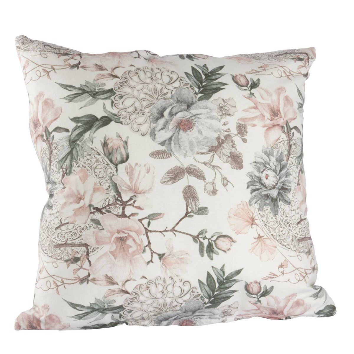 MASEL - Set 2 cojines lona española eloise gris 50x50