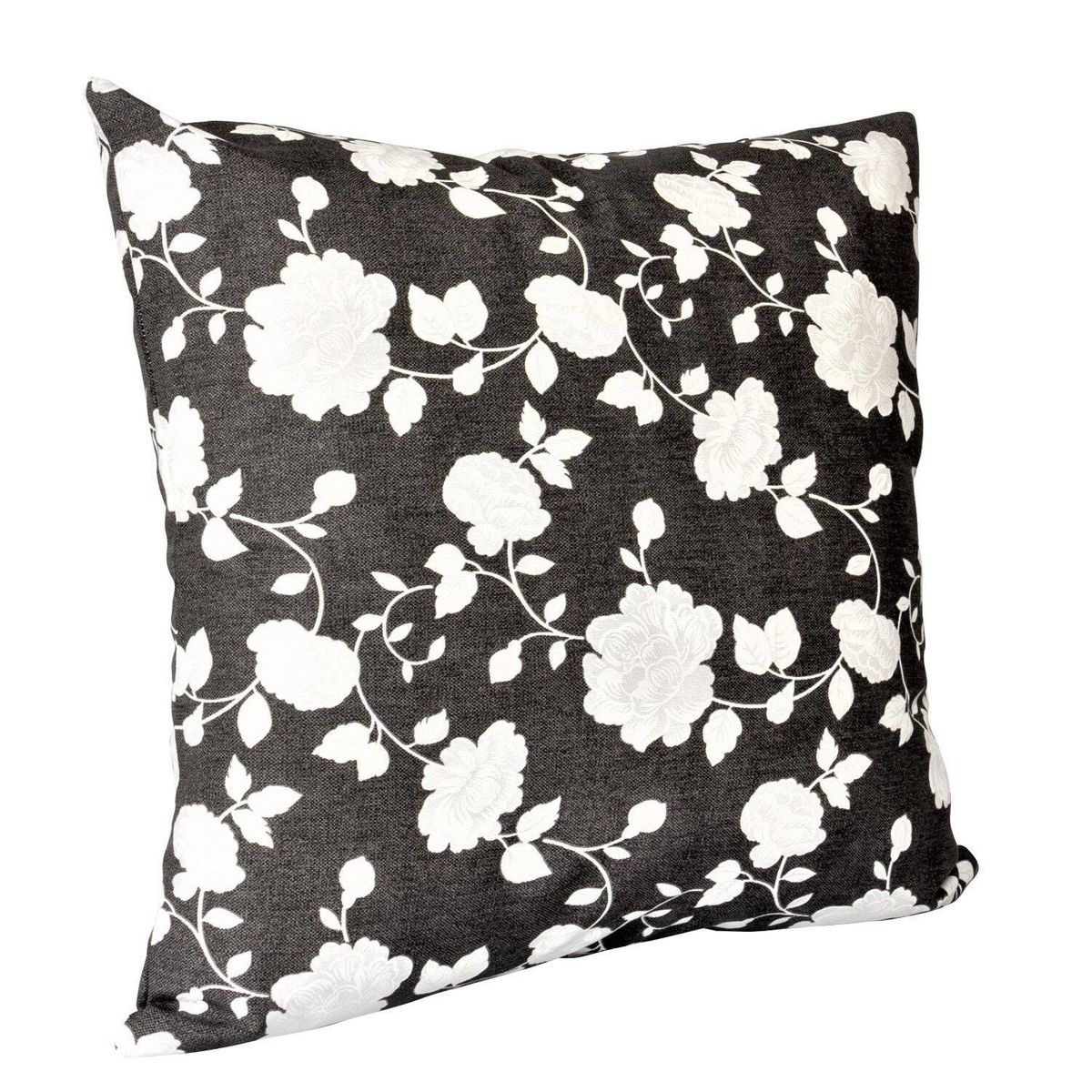 MASEL - Set 4 cojines lona española roberta 50x50 negro