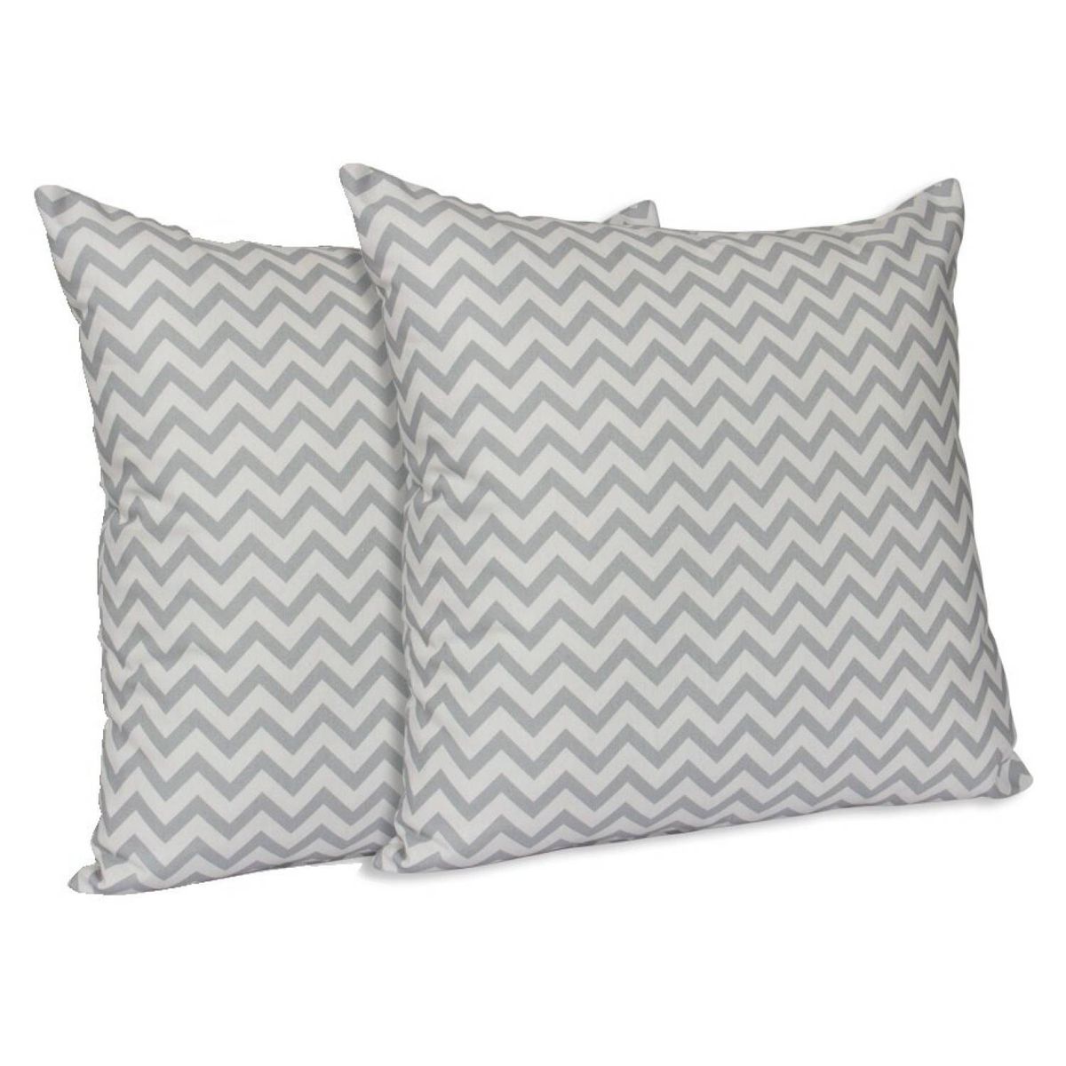 MASEL - Set 2 cojines lona española zig zag 50x50