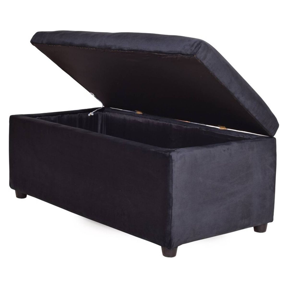 MASEL - Banqueta baul felpa  100 x 50 x 45