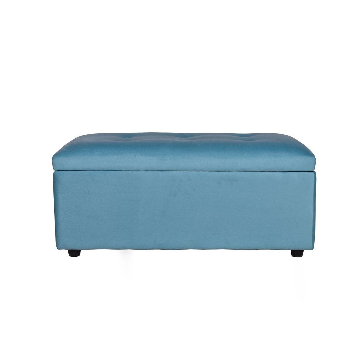 MASEL - Banqueta baul felpa  100 x 50 x 45