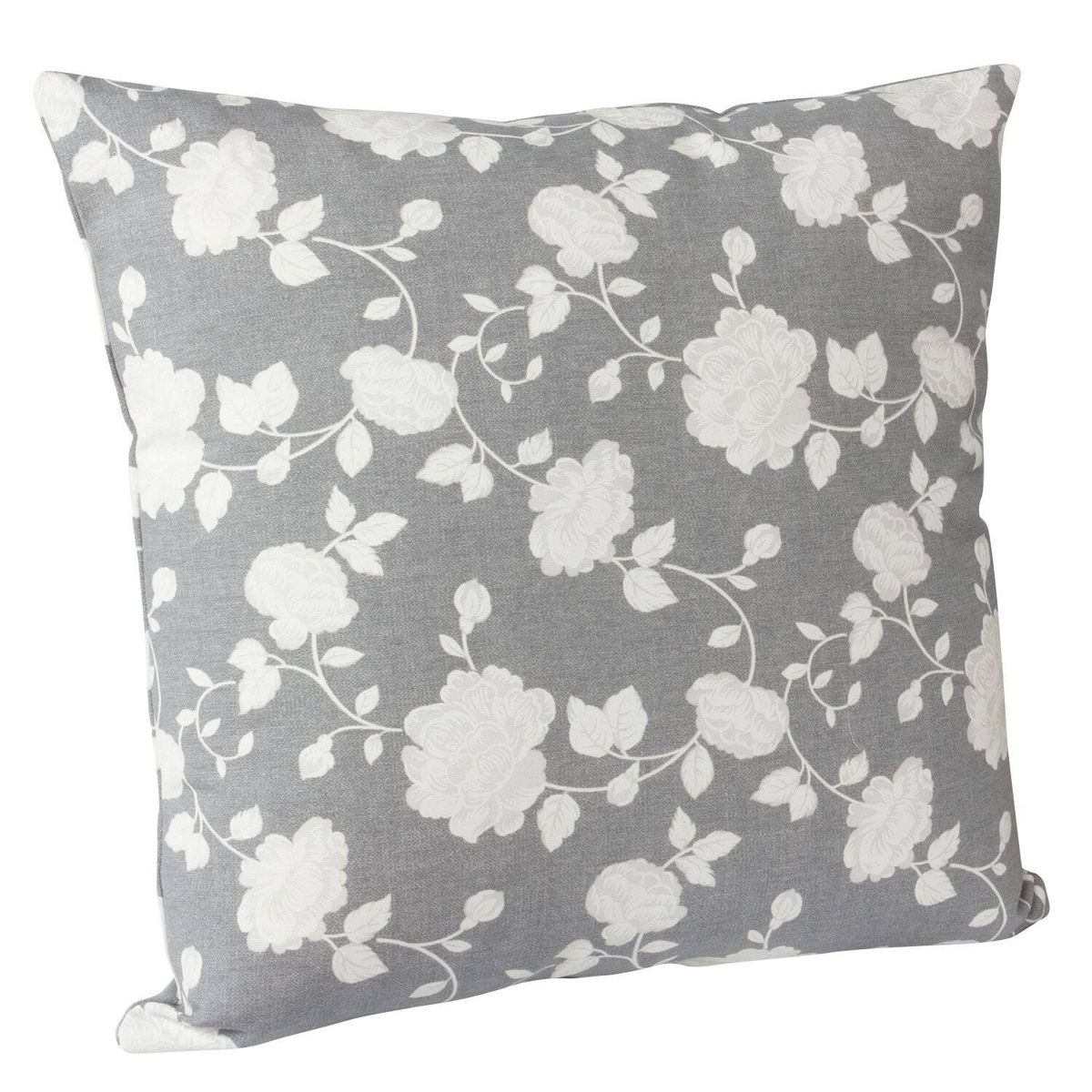 MASEL - Set 2 cojines lona española roberta gris 50x50