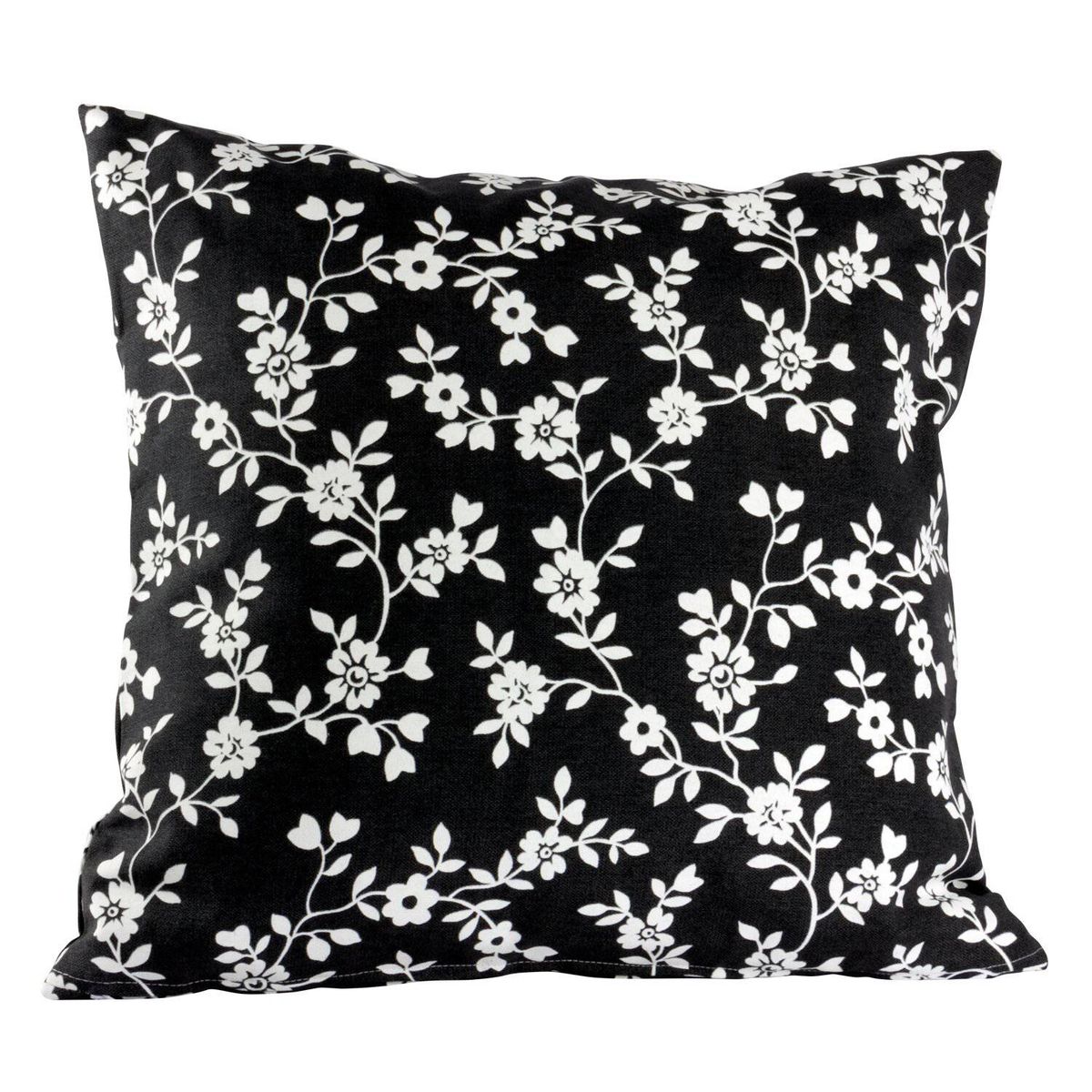 MASEL - Set 2 cojines lona española roberta 50x50 negro