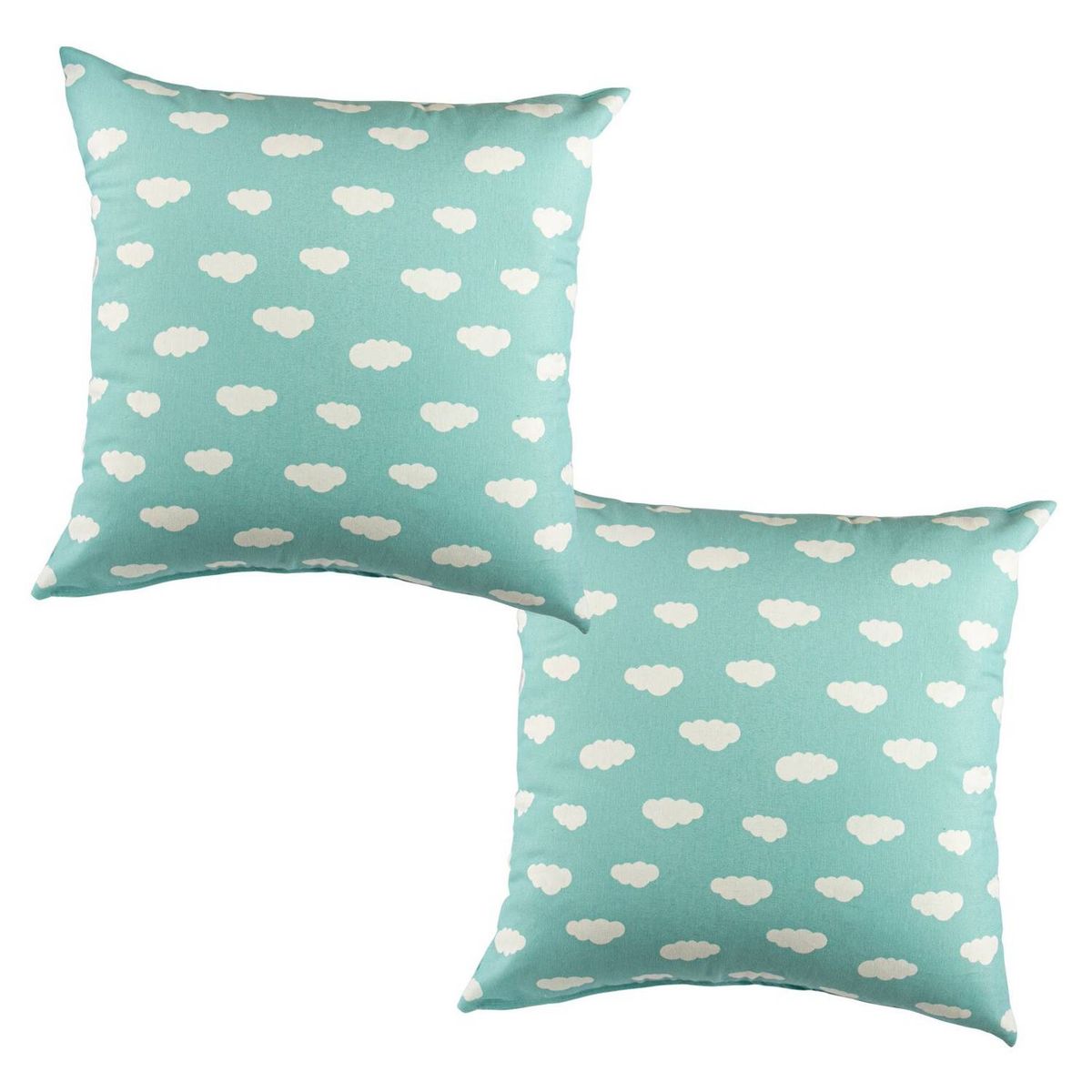 MASEL - Set 2 cojines lona nube 50 x 50