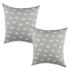 MASEL - Set 2 cojines lona nube 50 x 50