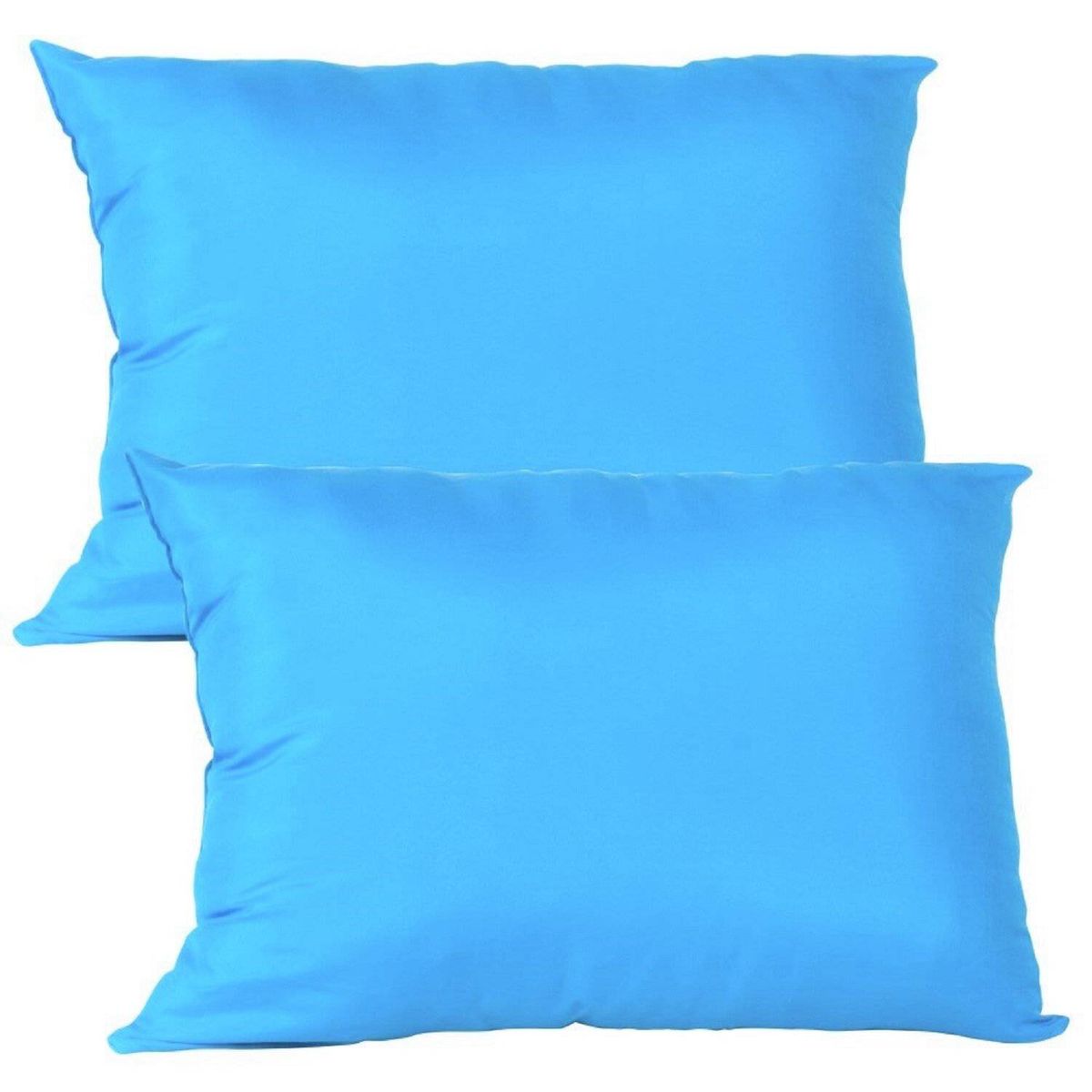 MASEL - Set 2 almohadas 50x70 premium eco colores turquesa