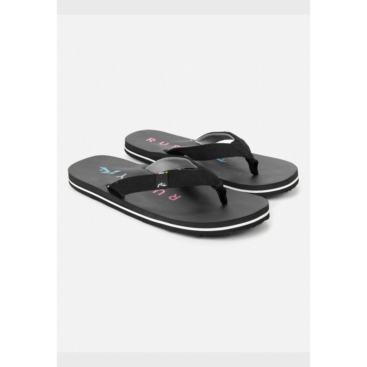 RUSTY - Sandalias 7S634 Hombre Negro Rusty