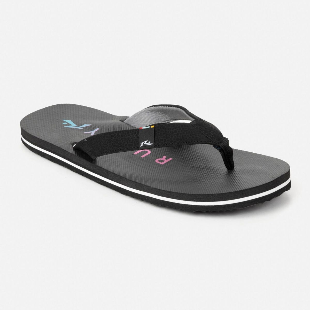 RUSTY - Sandalias 7S634 Hombre Negro Rusty