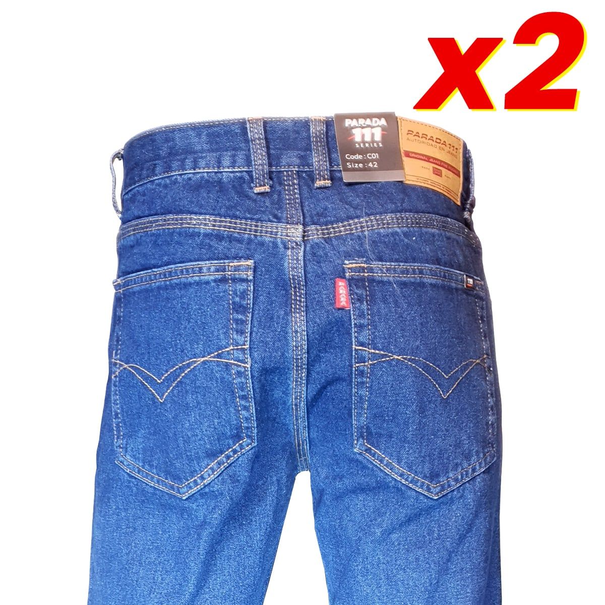 PARADA 111 - 2 x Jeans Clasico Parada 111 C01