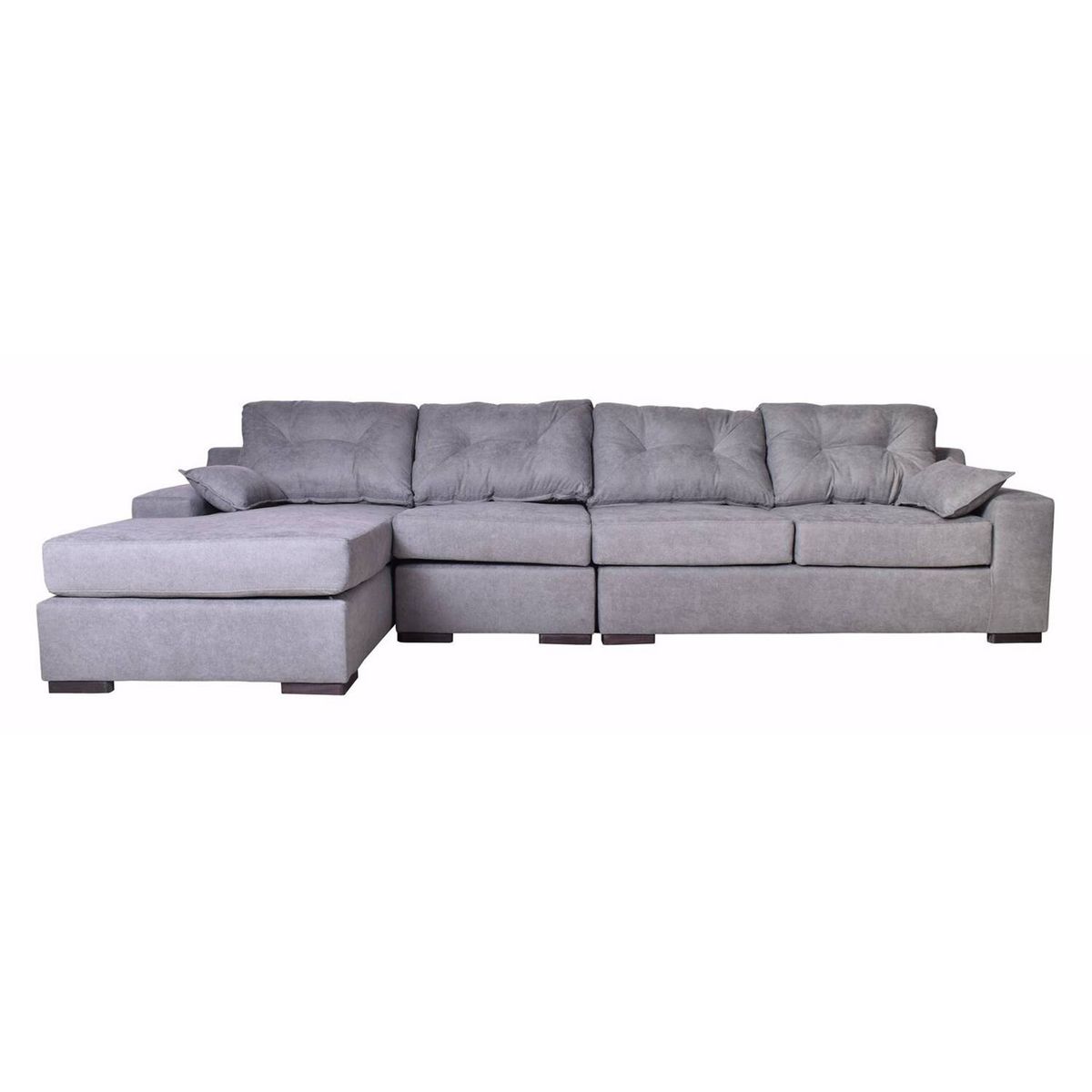 MASEL - Seccional modular  liguria  izquierdo tela gris  300 x 155x 95