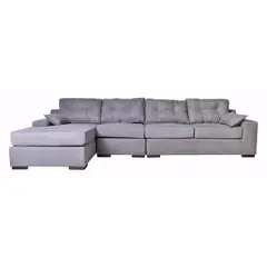 MASEL - Seccional modular liguria izquierdo tela gris 300 x 155x 95