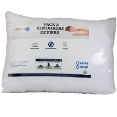 MASEL - Set 2 almohadas pack 50x70  hollofill economic