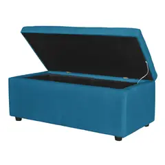 MASEL - Banqueta baul felpa 100 x 50 x 45