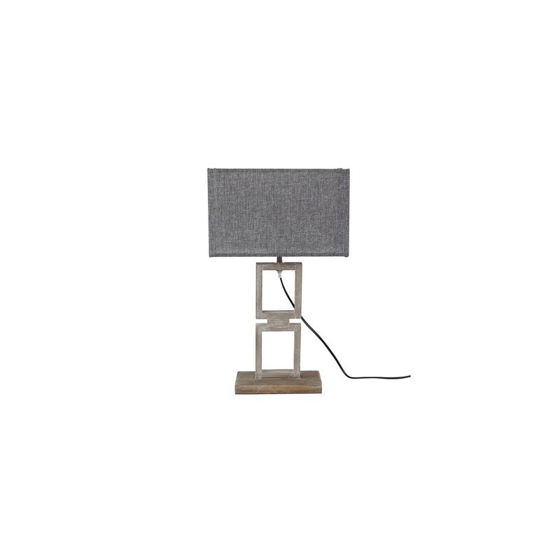 TEMPORA - Lámpara sobremesa madera gris