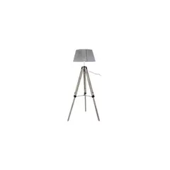 TEMPORA - Lámpara de pie madera gris