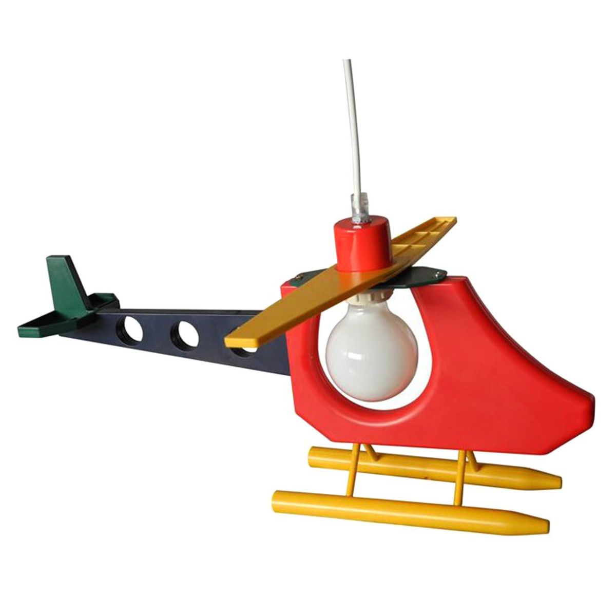 TEMPORA - Lámpara infantil helicoptero rojo