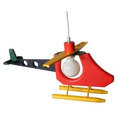 TEMPORA - Lámpara infantil helicoptero rojo