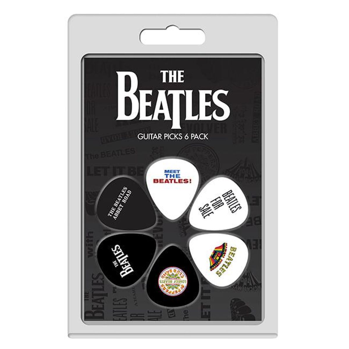 ROCKBAG - Pack  6 Uñetas Perri's Leathers The Beatles LP-TB1
