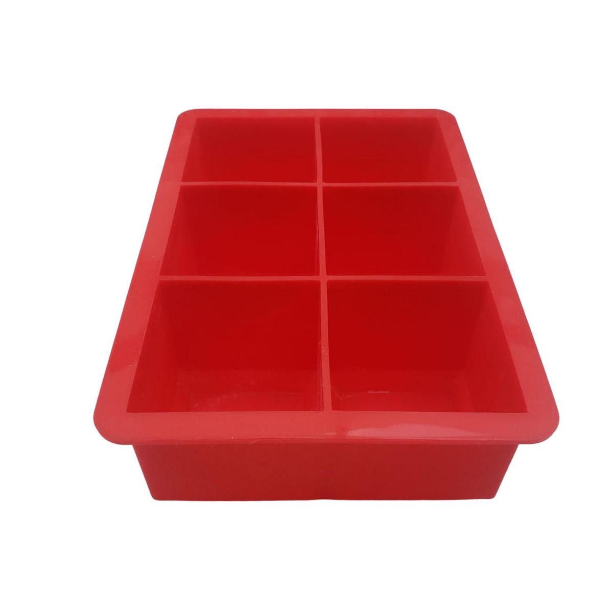 HOMEWELL - Cubeta de hielo de silicona gris xl 16.3x11.5x5cm