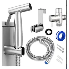 GENERICO - KIT COMPLETO DUCHA ARABE O BIDET EN ACERO INOXIDABLE