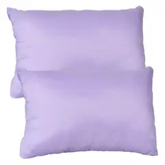 MASEL - Set 2 almohadas premium eco colores Lila 50x70