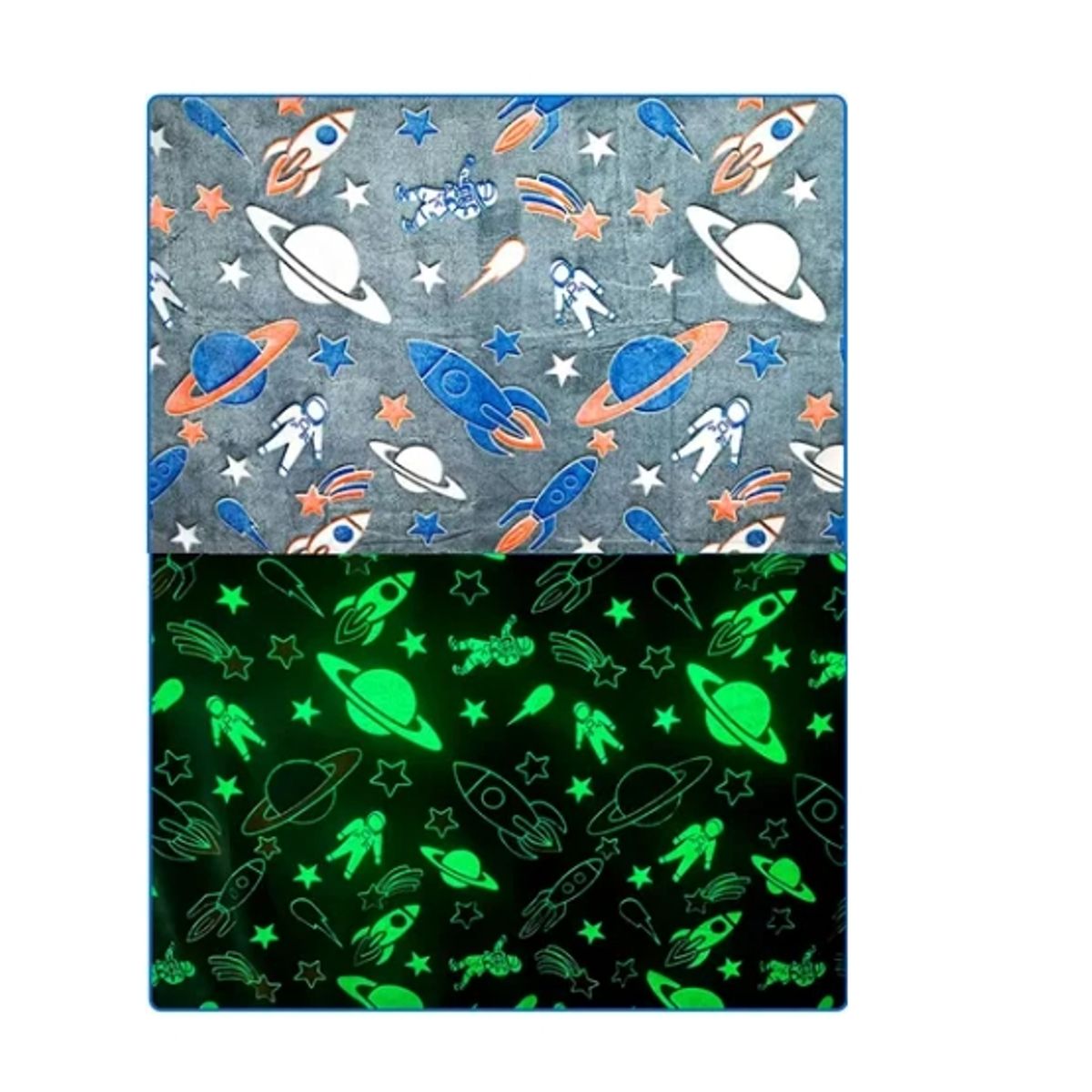 ESHOPANGIE - Polerón De Franela Con Capucha Para Niños  Nave espacial Gris