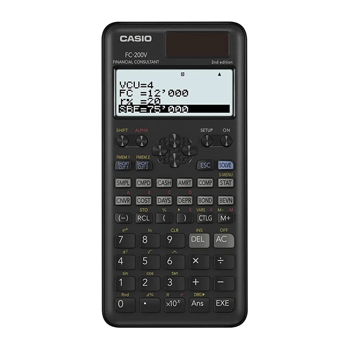 CASIO - Calculadora Financiera FC-200V-2 Casio